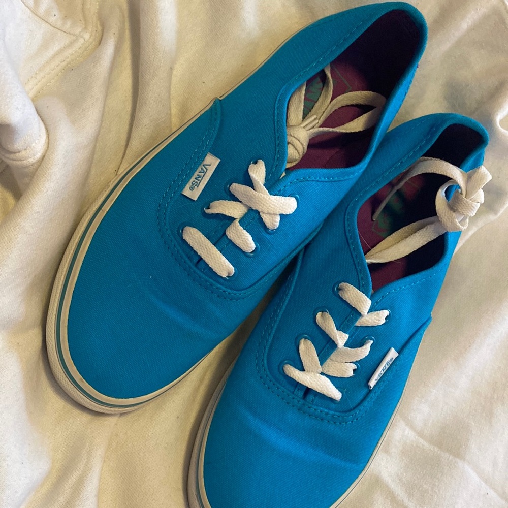 2 for $25 Blue Vans with laces